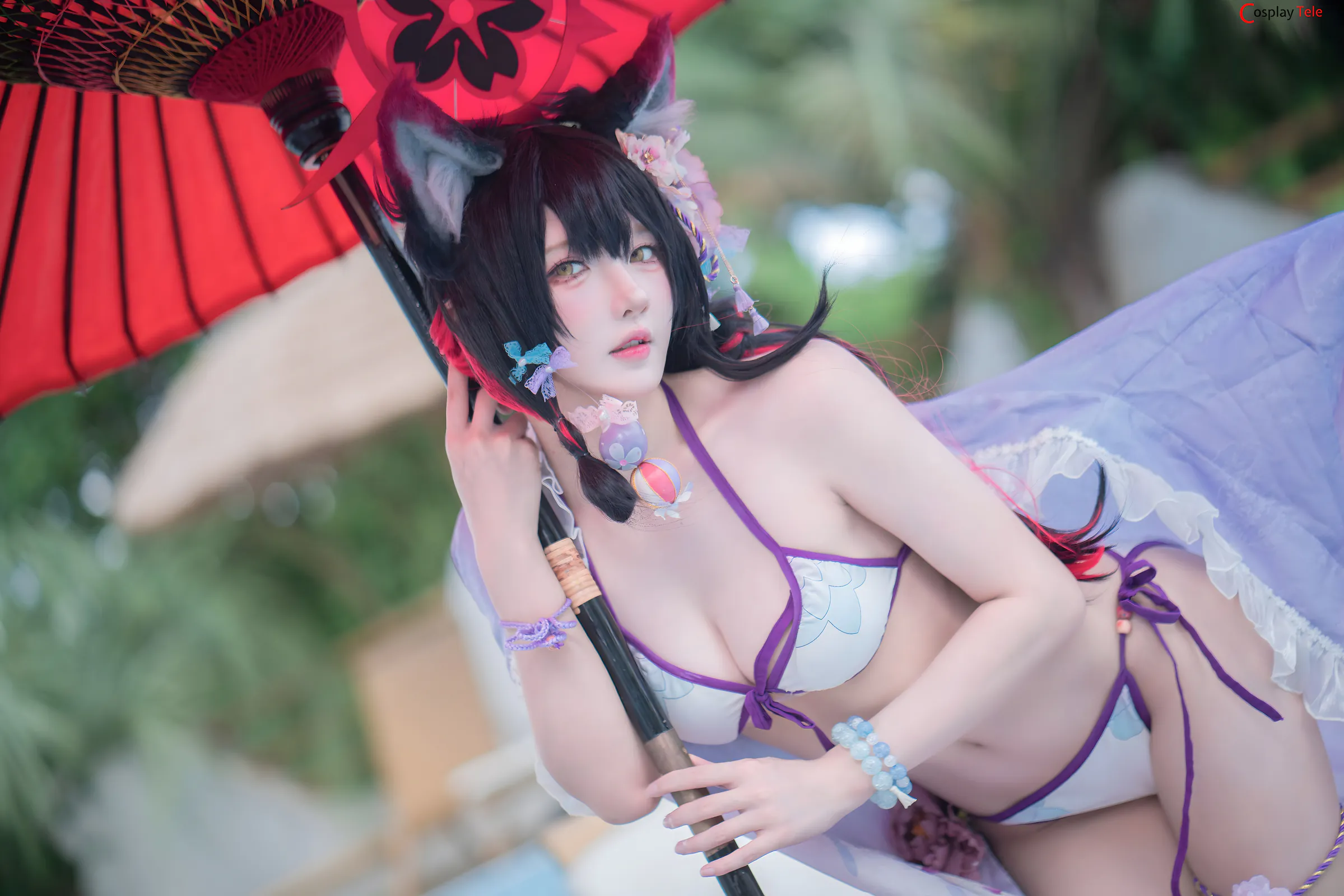 Abaoyeshitunia1 cosplay Kosaka Wakamo Swimsuit 17