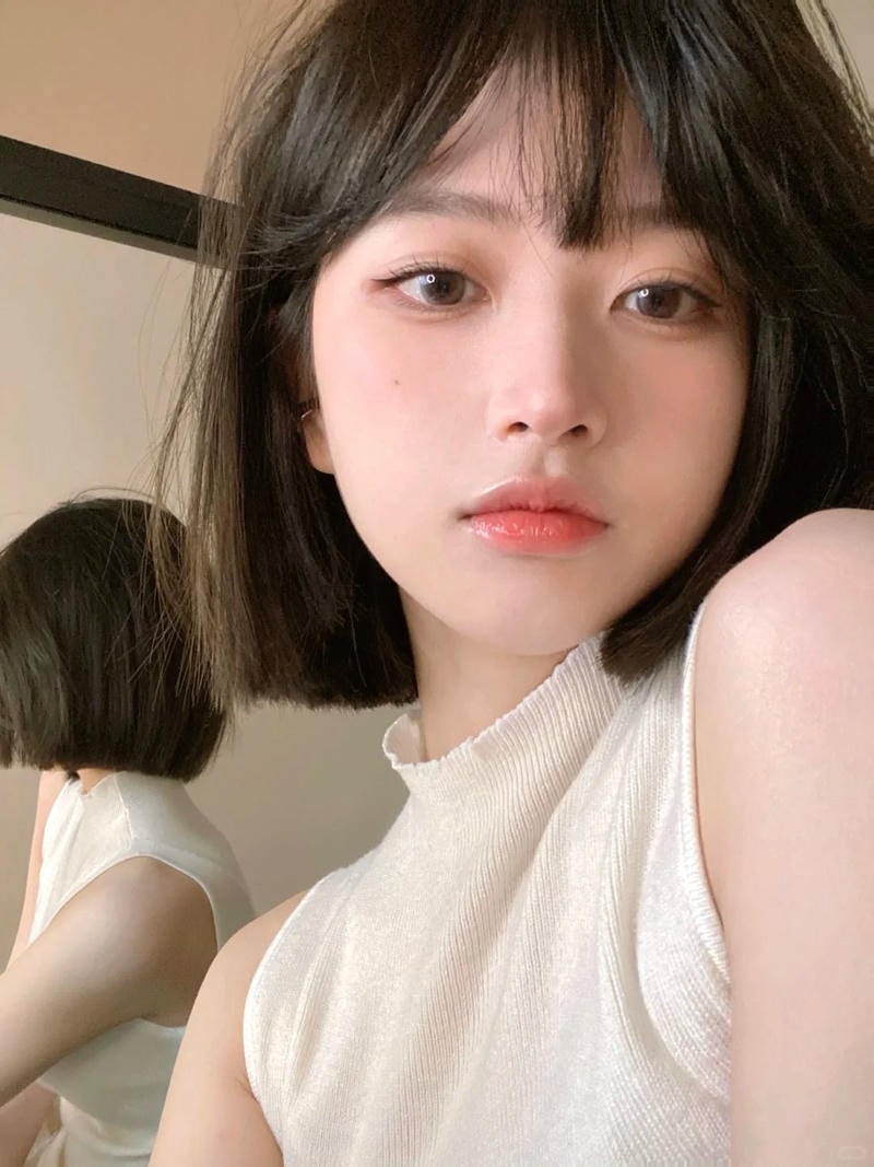 ảnh gái xinh tóc ngắn 13