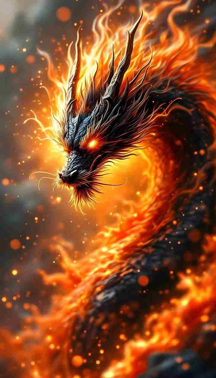 ảnh rồng đen ngầu 1