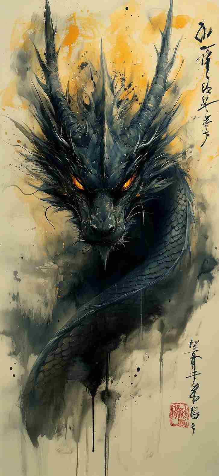 ảnh rồng đen ngầu 29