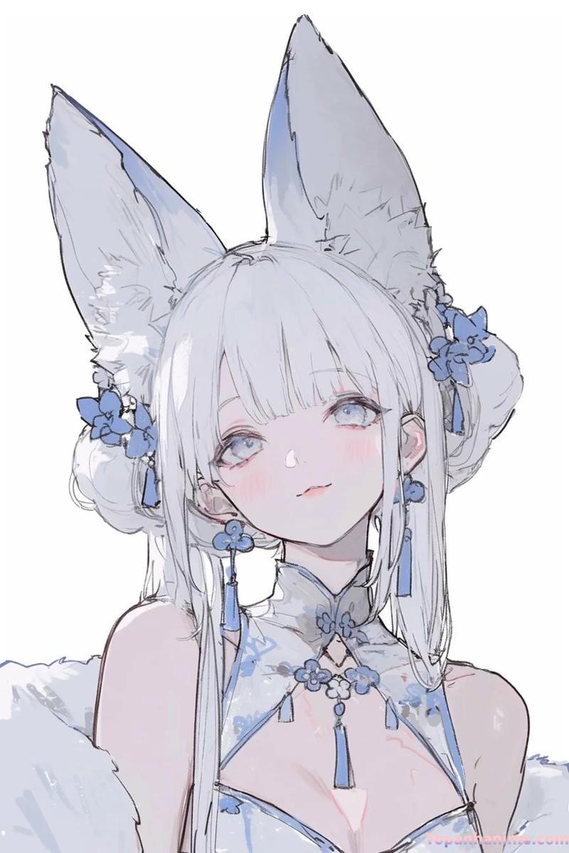 Mẫu ảnh hồ ly anime 32