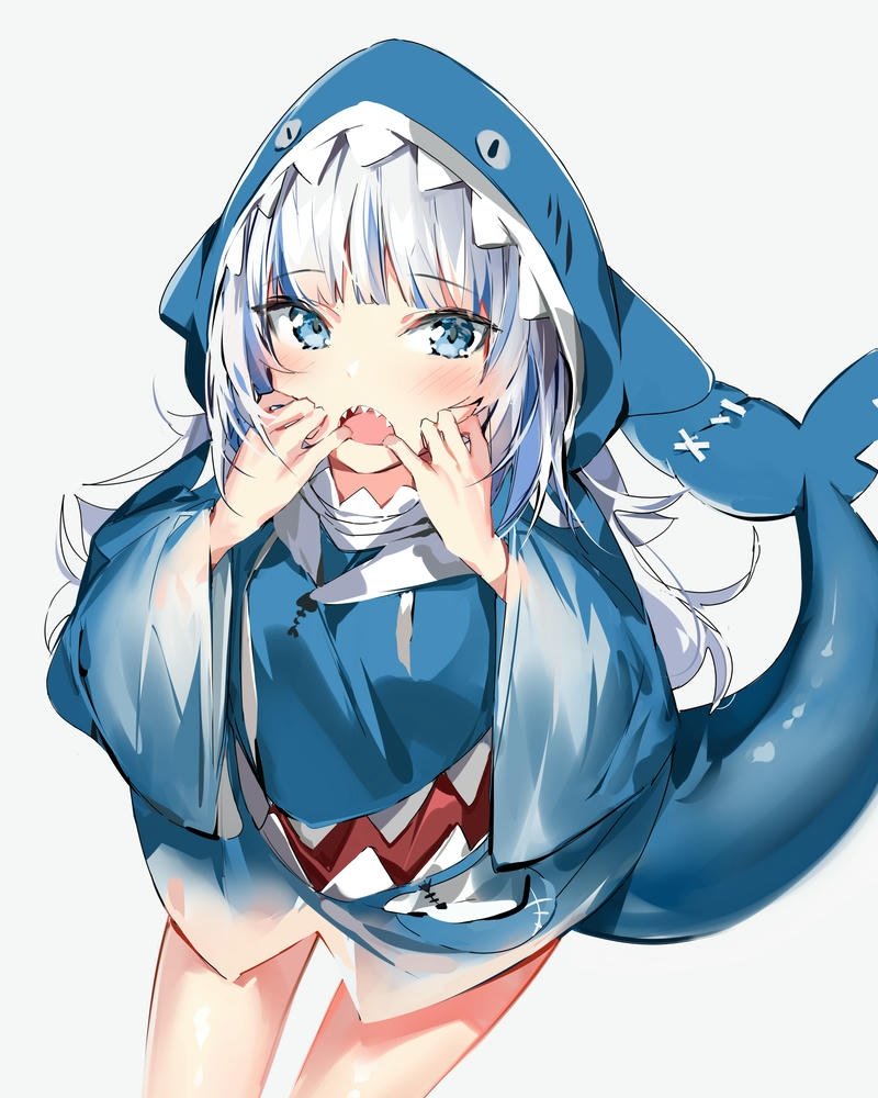 ảnh anime cá mập 34