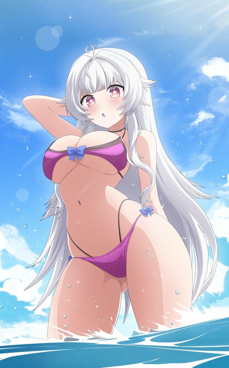 gái anime mặc bikini R34 28