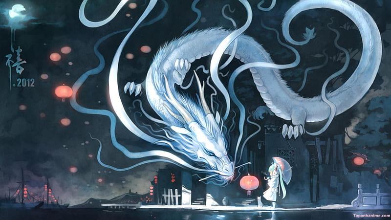 Mẫu ảnh rồng anime 7