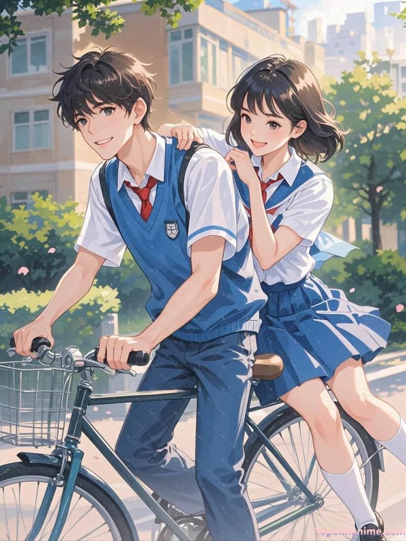 ảnh anime học sinh 11