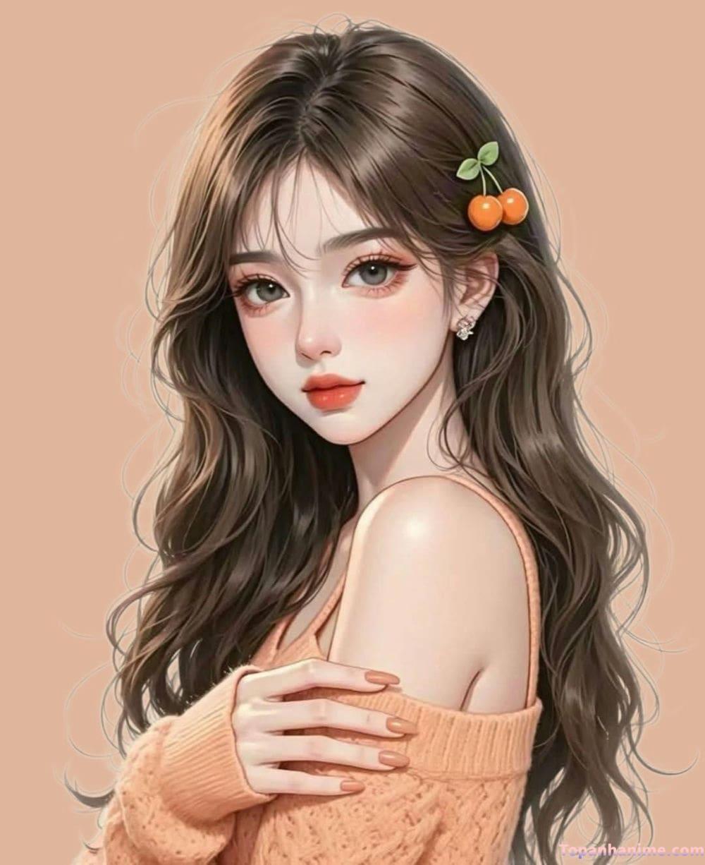 ảnh cô gái hoạt hình 5