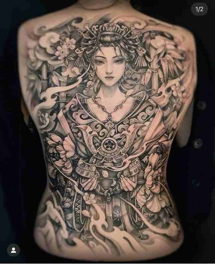 Hình Xăm Nhật Cổ Full Lưng 5