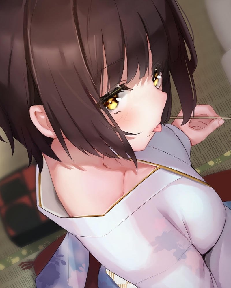 ảnh anime nữ mặc kimono 30