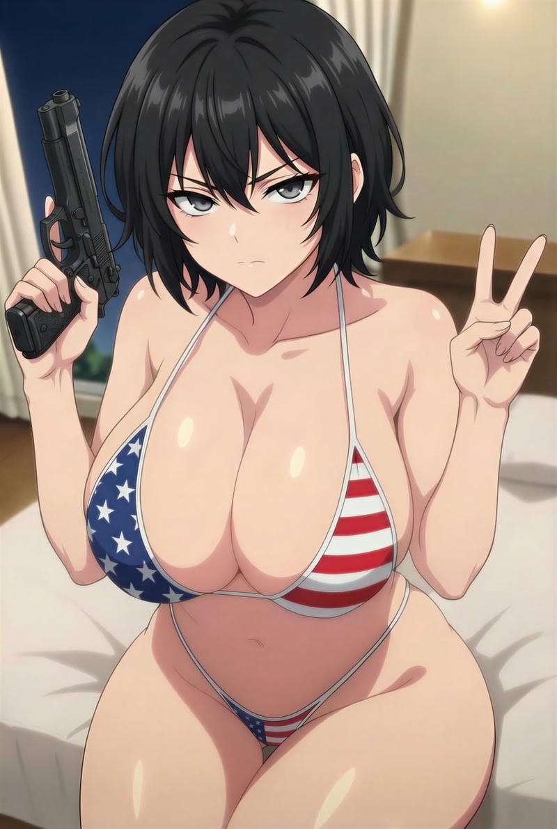 gái anime mặc bikini R34 7