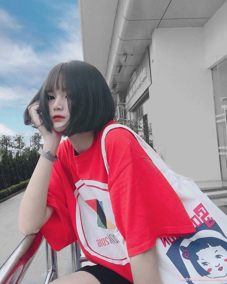 Ảnh gái xinh tóc ngang vai 2k3 18