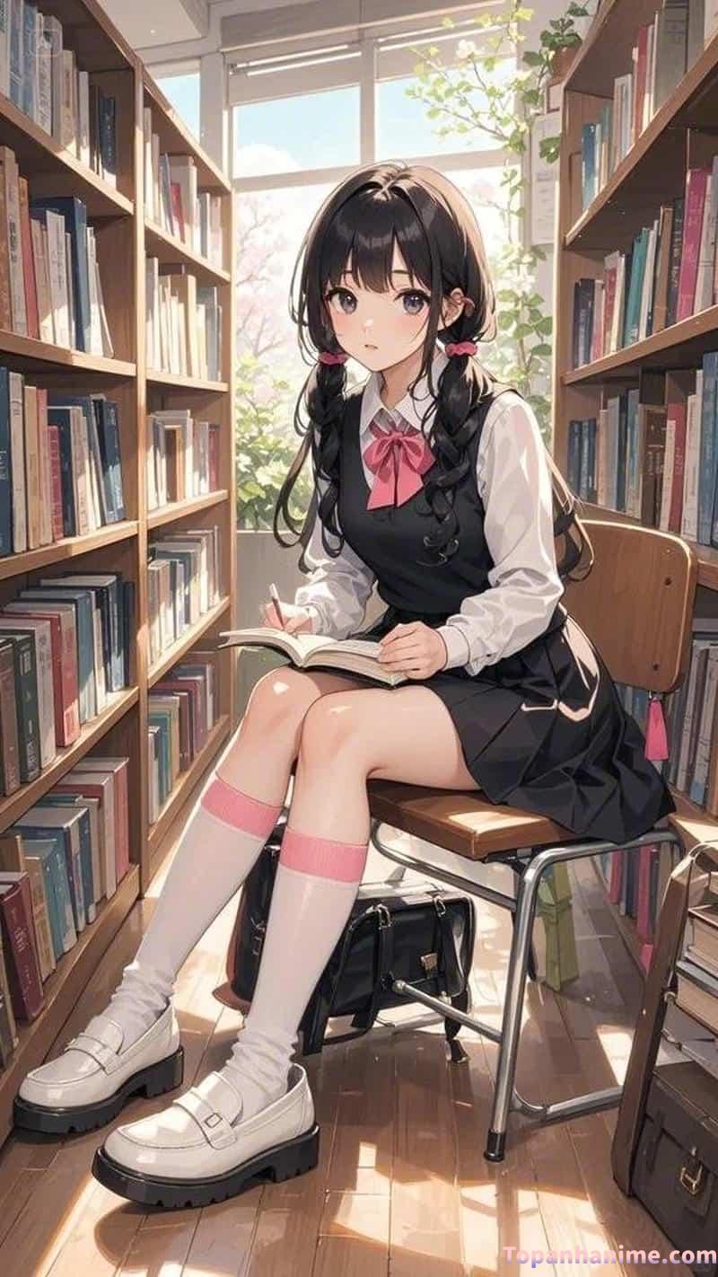 ảnh anime học sinh 14