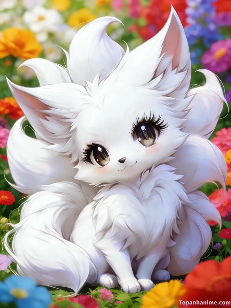 Mẫu ảnh hồ ly anime 23