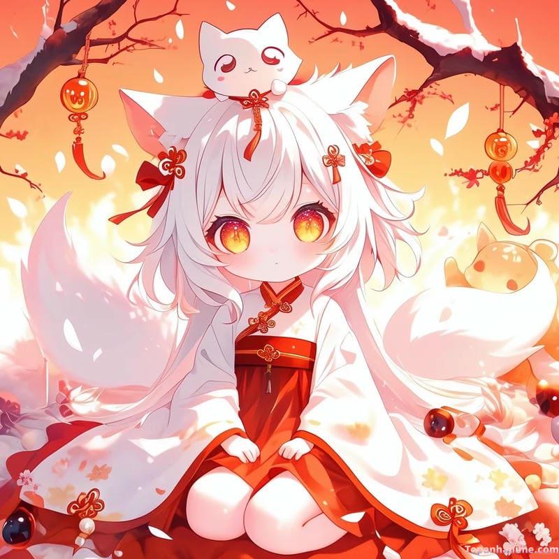 Mẫu ảnh hồ ly anime 22