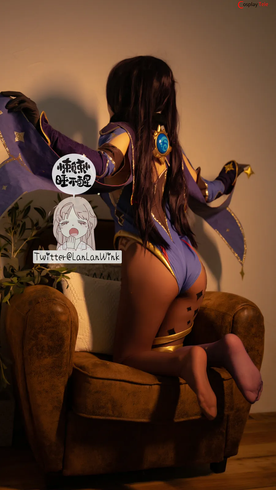 LanLanWink cosplay Mona 36
