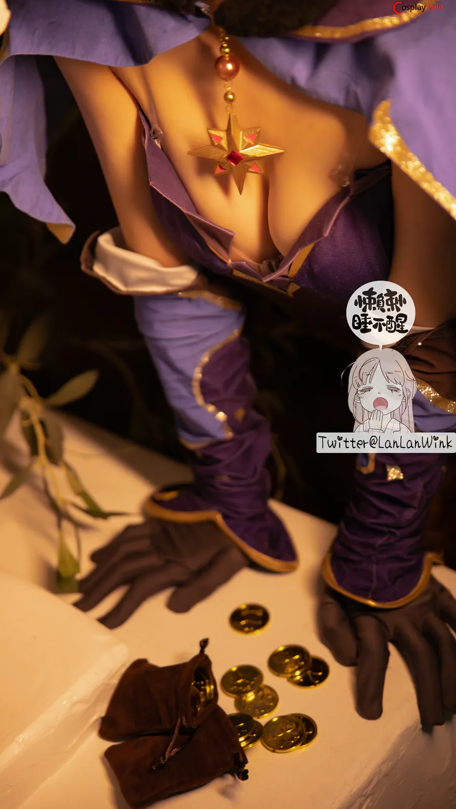 LanLanWink cosplay Mona 38
