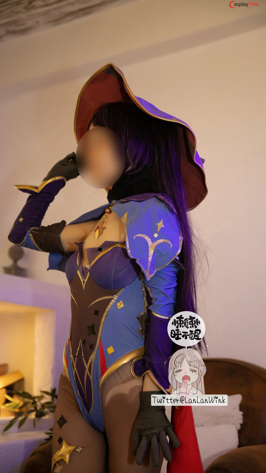 LanLanWink cosplay Mona 4