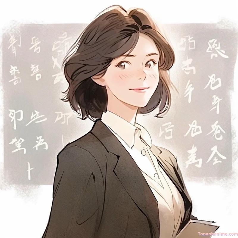 Mẫu ảnh cô giáo anime 21