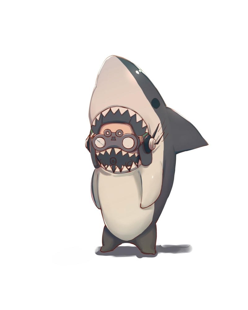 ảnh anime cá mập 12