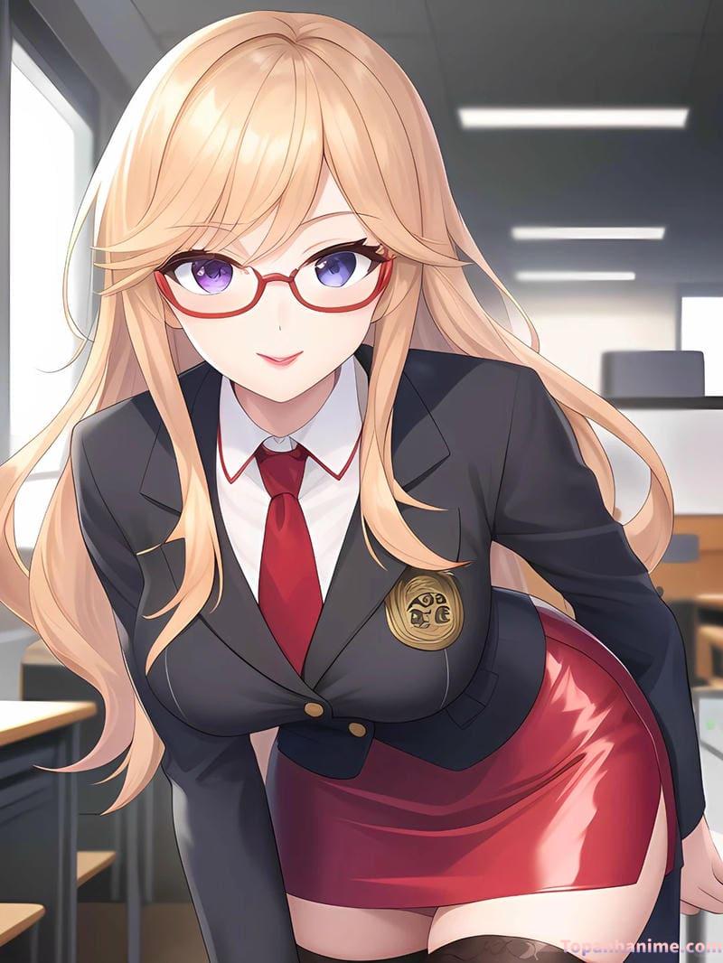 Mẫu ảnh cô giáo anime 27