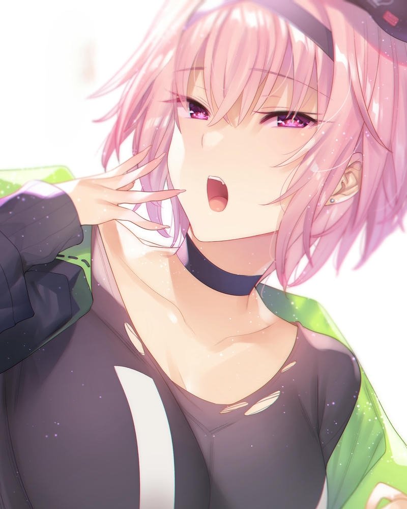 anime nữ tóc hồng 21