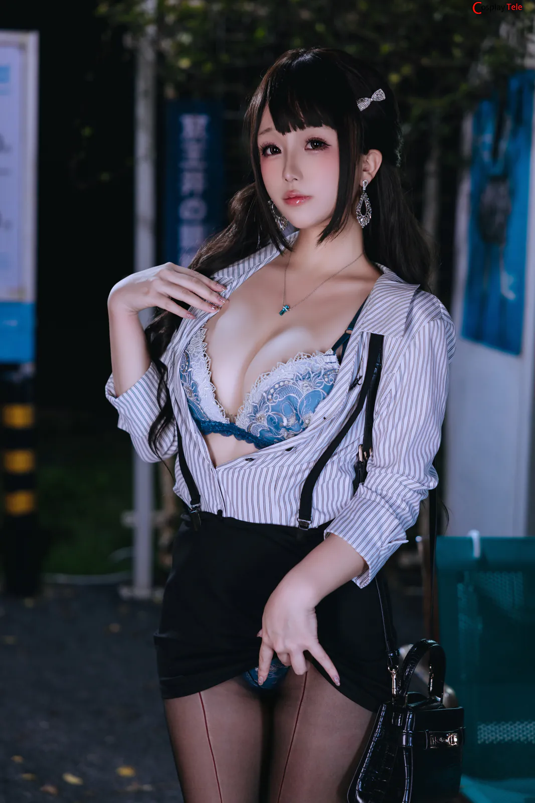 Rinaijiao cosplay Office Lady 46