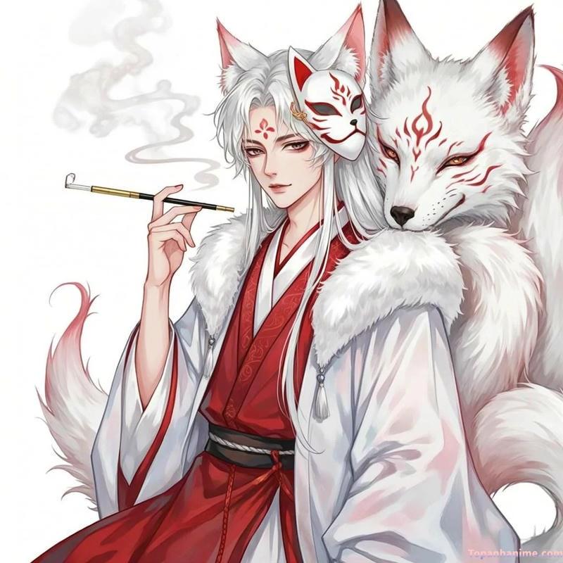 Mẫu ảnh hồ ly anime 8