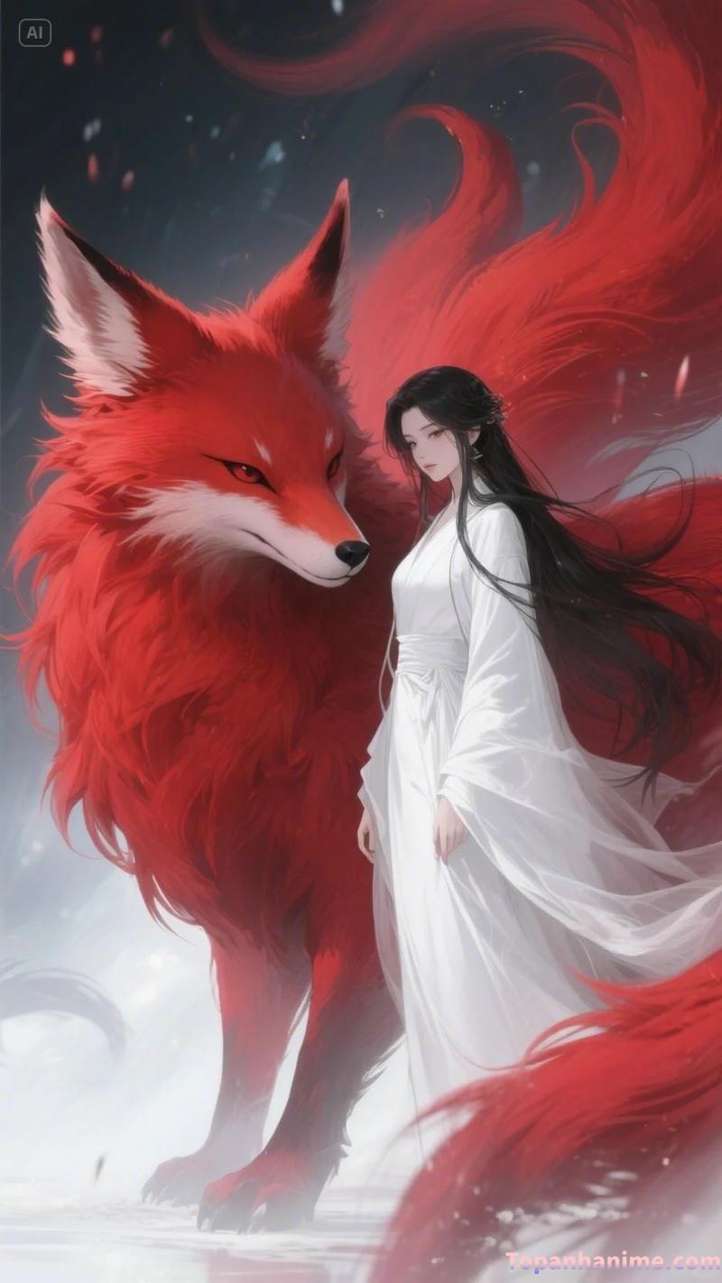 Mẫu ảnh hồ ly anime 7