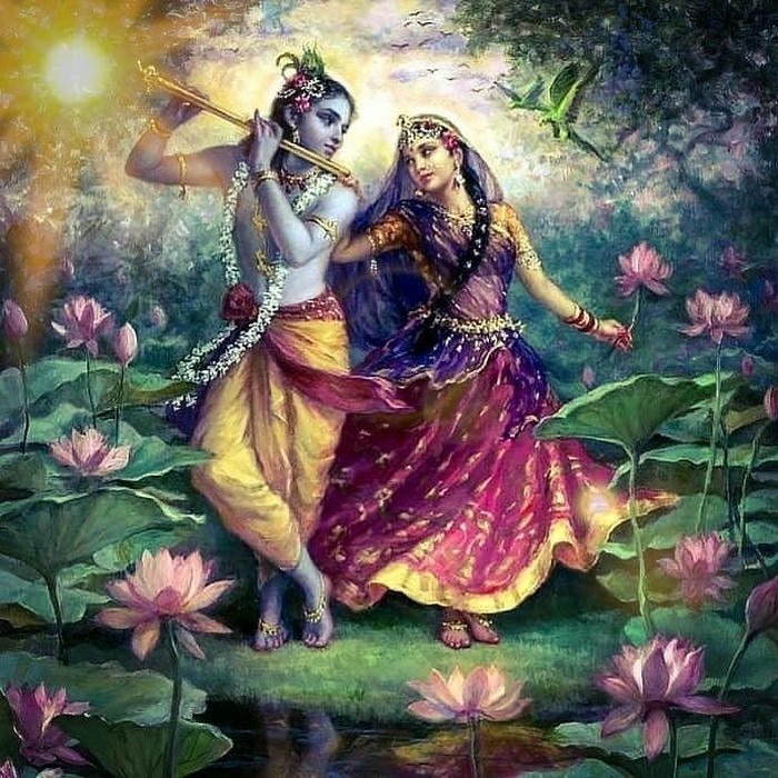 Beautiful radha krishna aesthetic 20