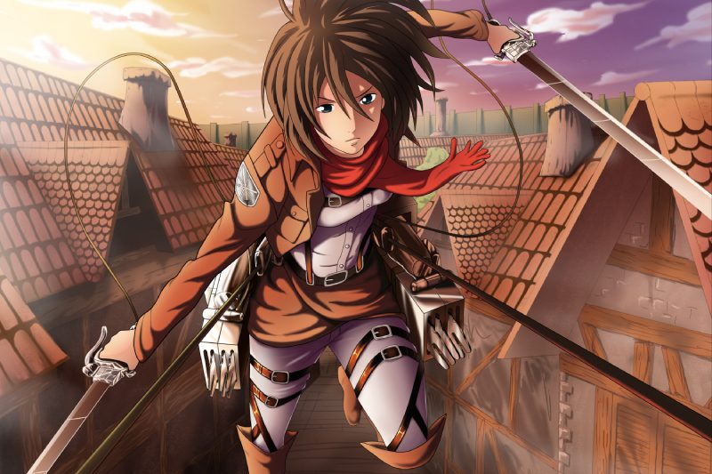 ảnh Mikasa ngầu 10