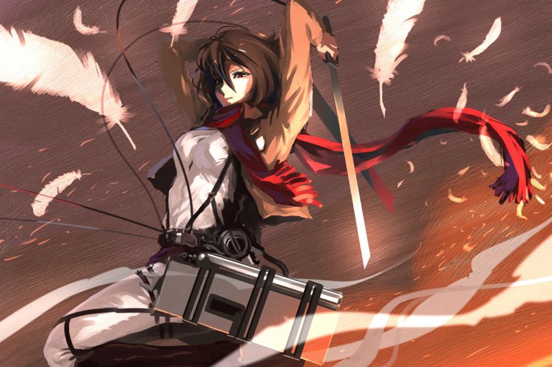 ảnh Mikasa ngầu 4