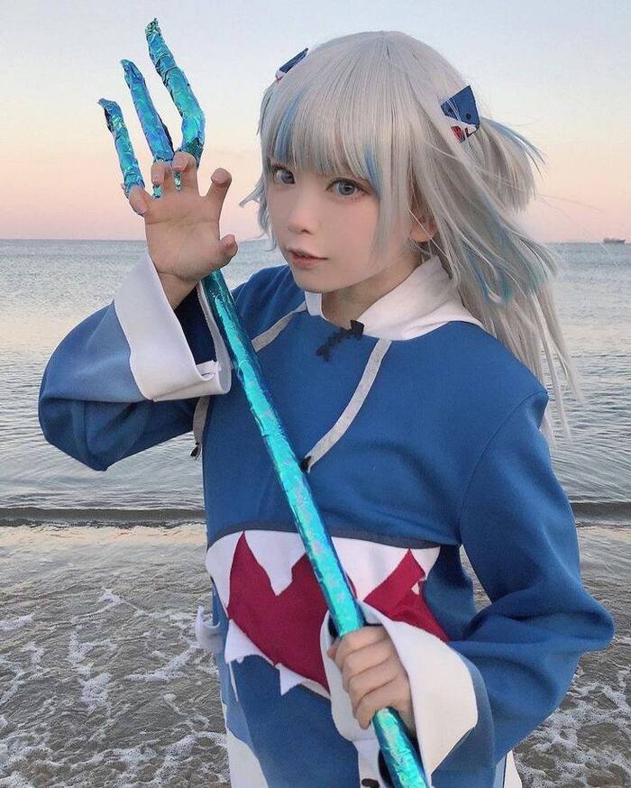 Ảnh Yaoyaoqwq Gawr Gura cosplay 18
