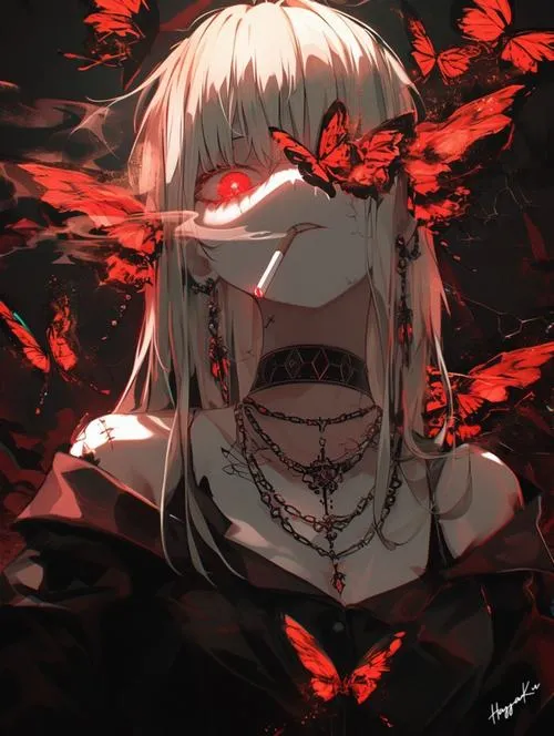 Ảnh Ác Quỷ Anime Nữ Ngầu lạnh lùng 55