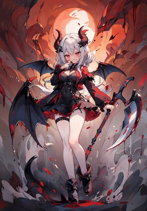 Ảnh Ác Quỷ Anime Nữ Ngầu lạnh lùng 16