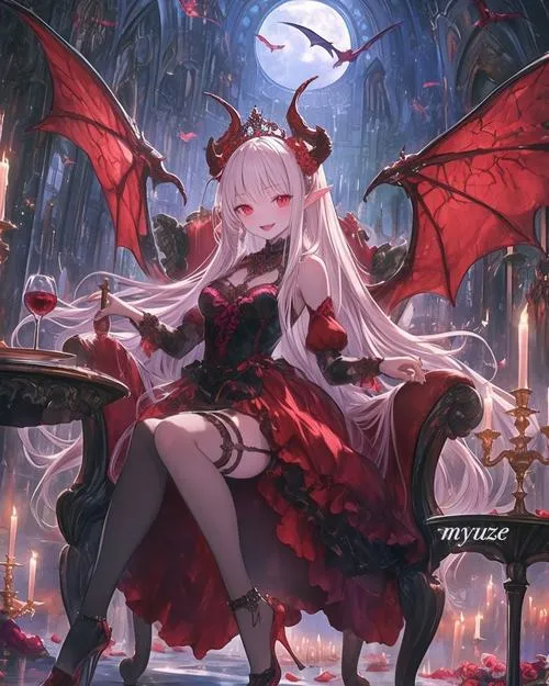 Ảnh Ác Quỷ Anime Nữ Ngầu lạnh lùng 24