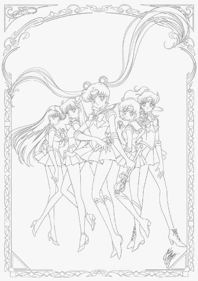 ảnh anime không màu 12