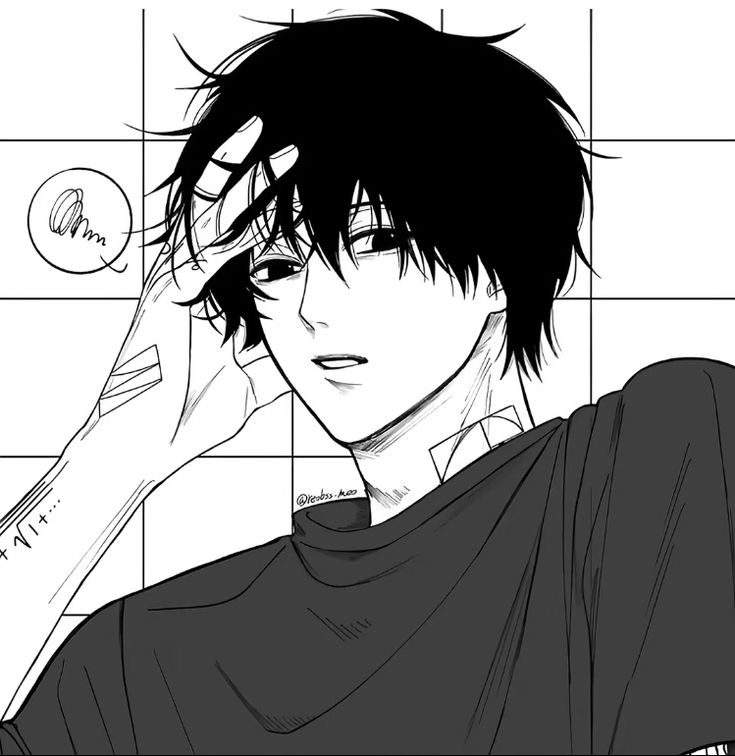 Ảnh Anime Đen Trắng 5