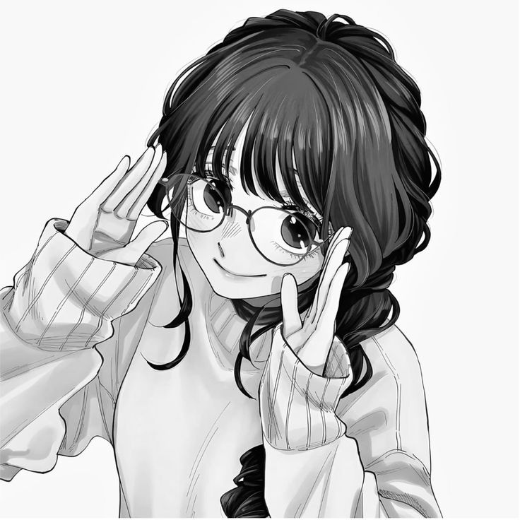 Ảnh Anime Đen Trắng 12