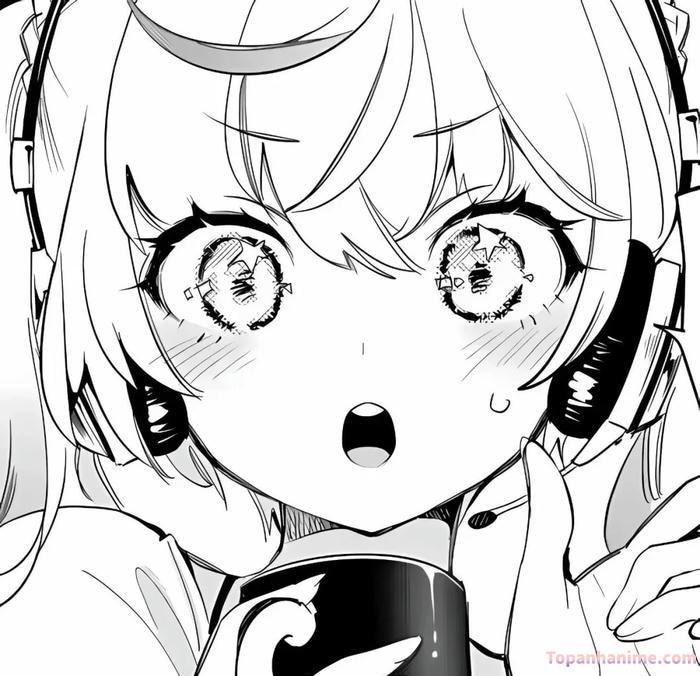 ảnh anime trắng đen 15