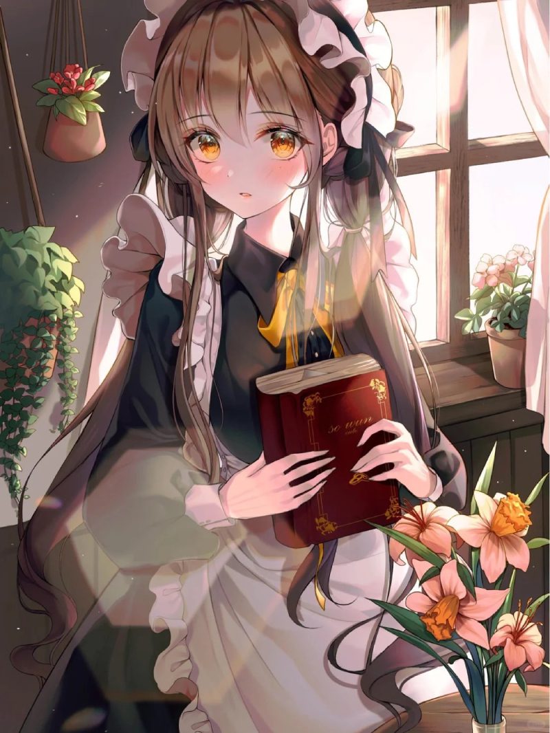 ảnh anime hầu gái 9