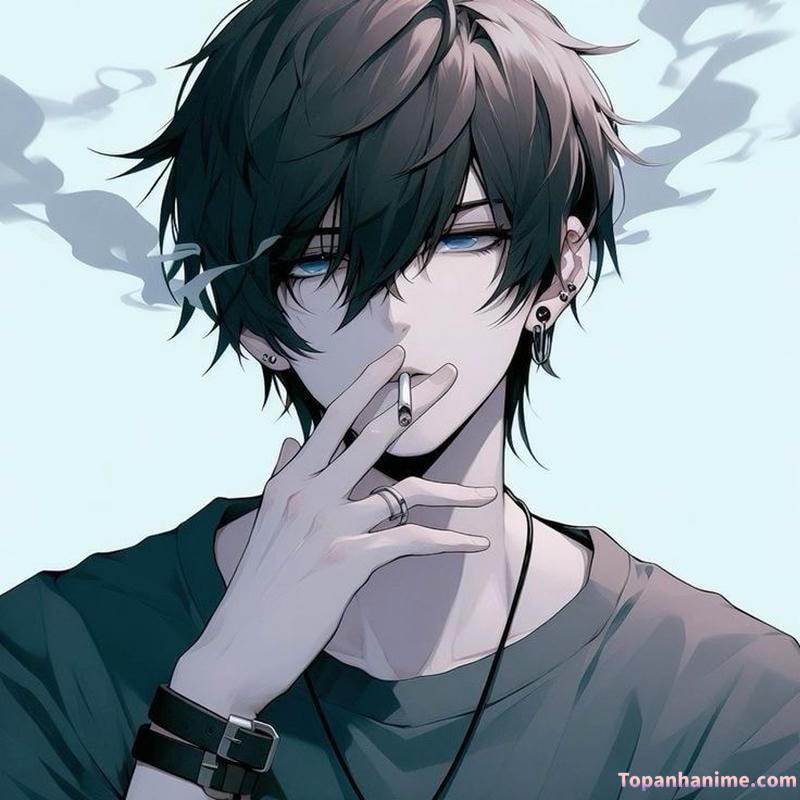ảnh anime hút thuốc 9