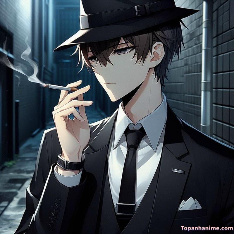 ảnh anime hút thuốc 12