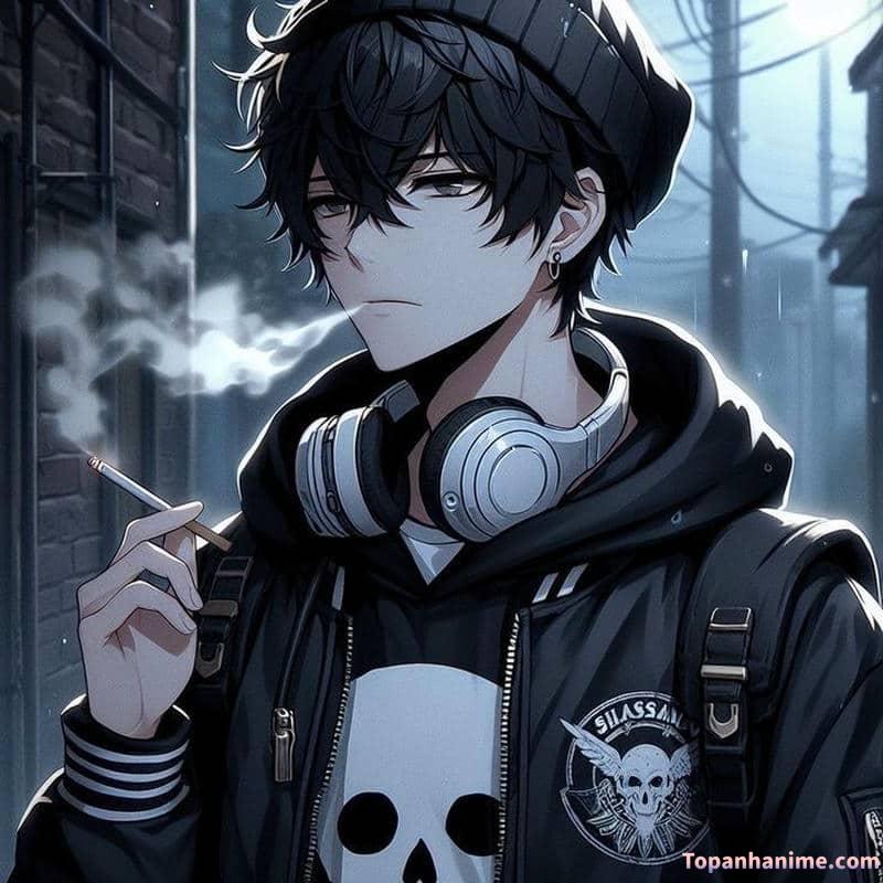ảnh anime hút thuốc 18
