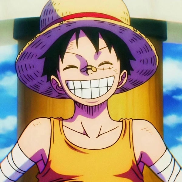 Luffy cười 1