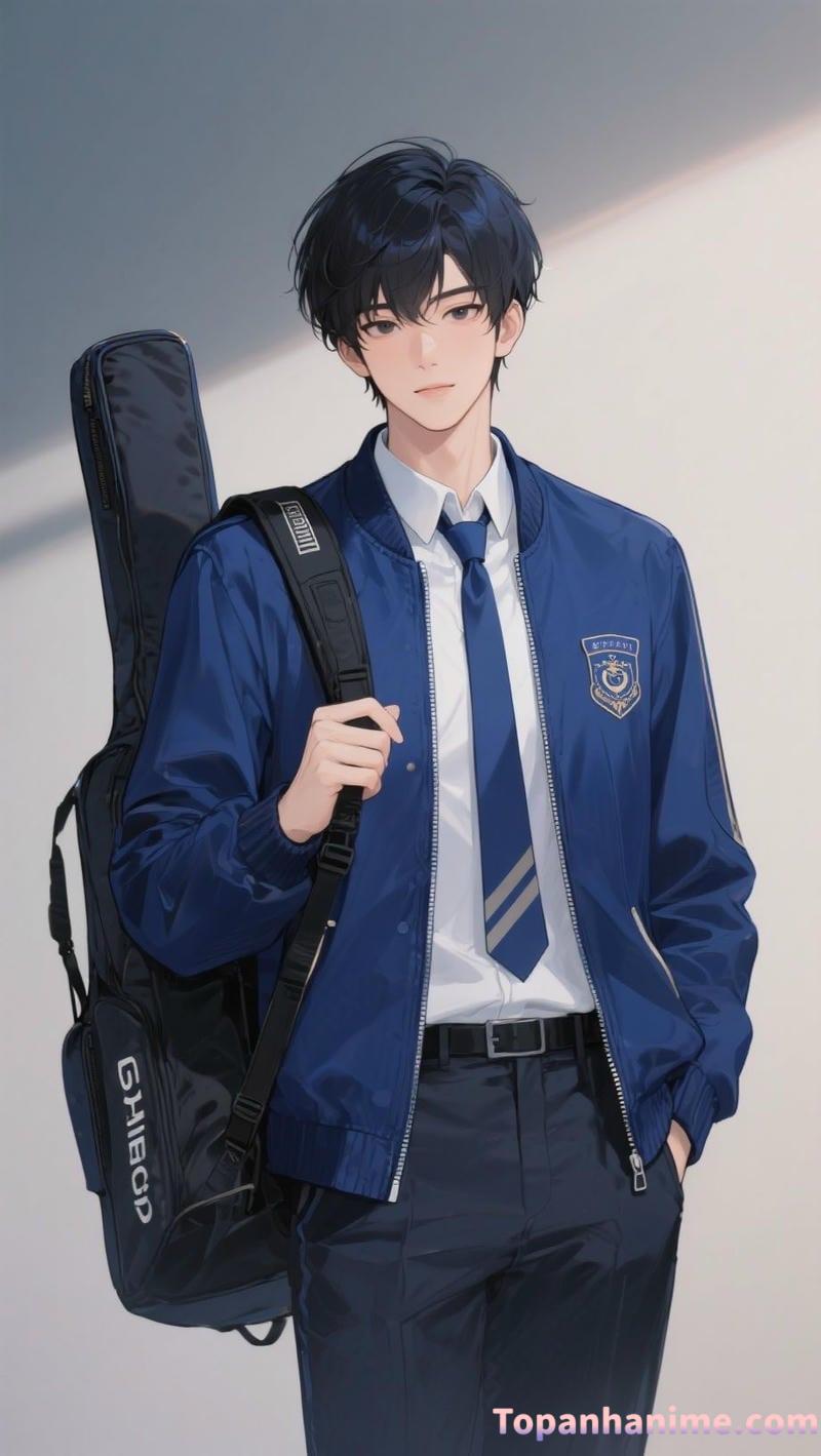 ảnh anime nam học sinh 7