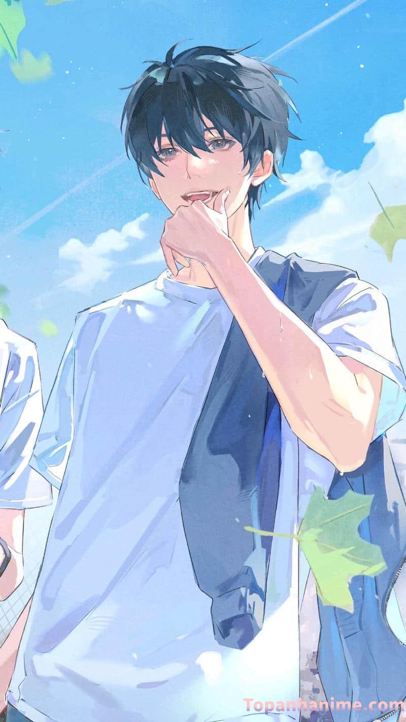 ảnh anime nam học sinh 8