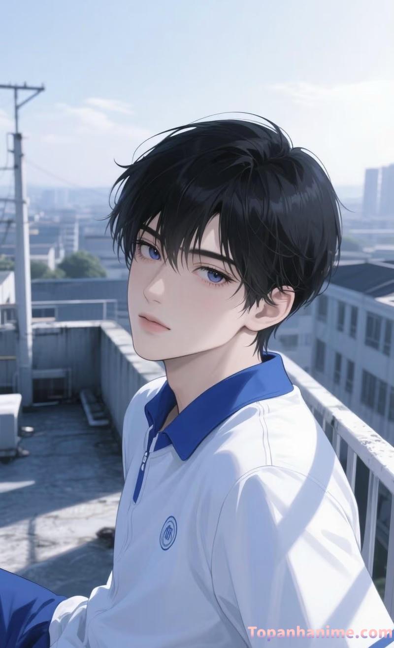 ảnh anime nam học sinh 1