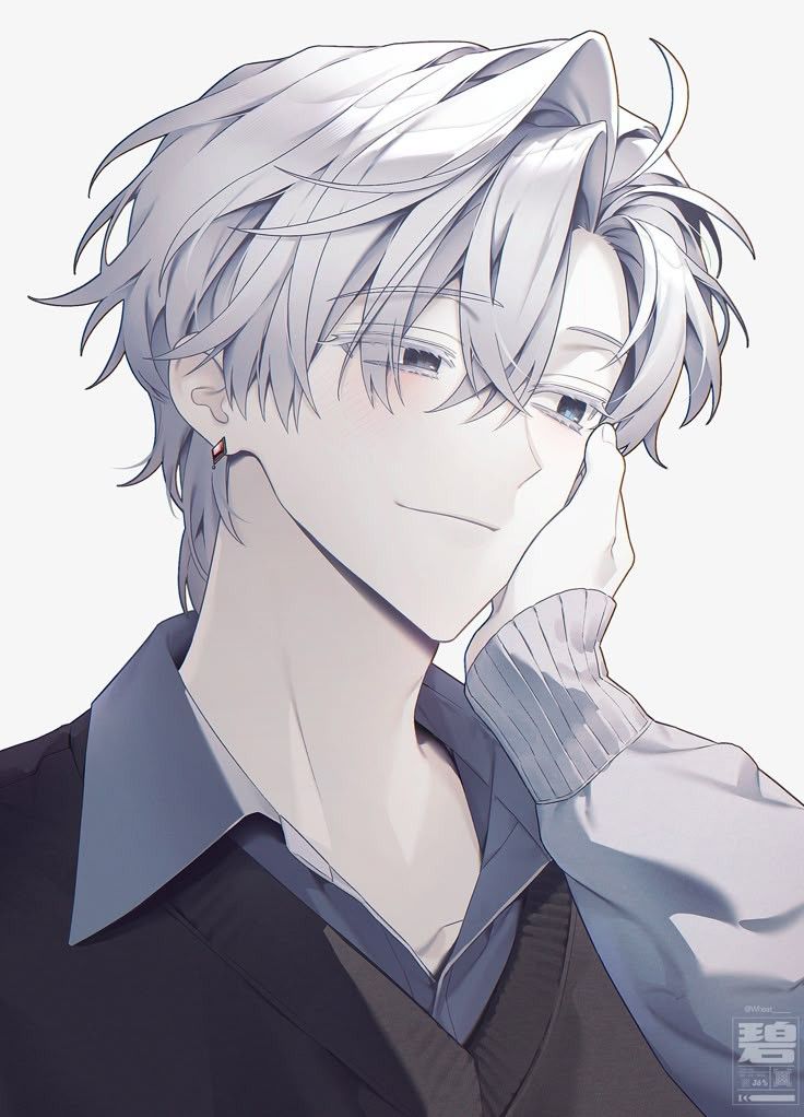 Ảnh Anime Nam Tóc Trắng 4