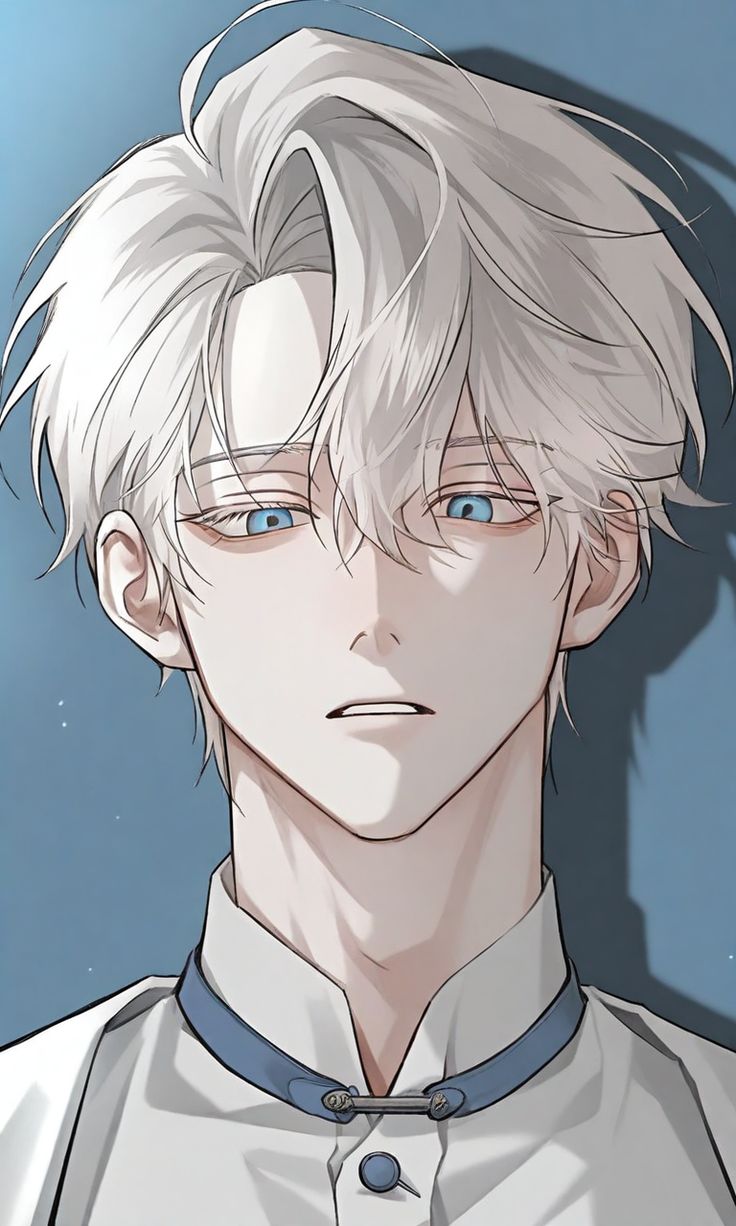 Ảnh Anime Nam Tóc Trắng 8