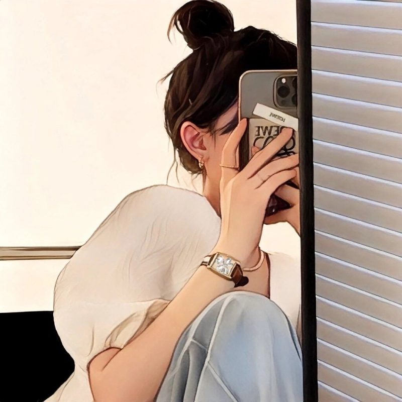 ảnh anime nữ che mặt 16