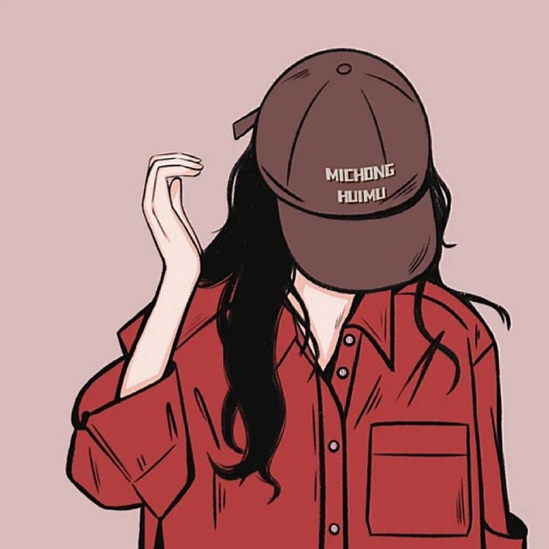 ảnh anime nữ che mặt 22